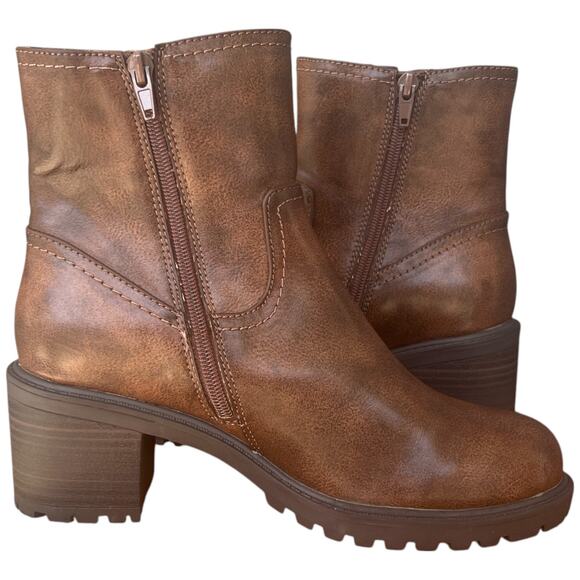 Brown Leather Ankle Boots - Picture 5 of 13